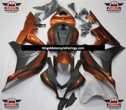 Honda CBR600RR (2007-2008) Orange Rust & Matte Black Fairings