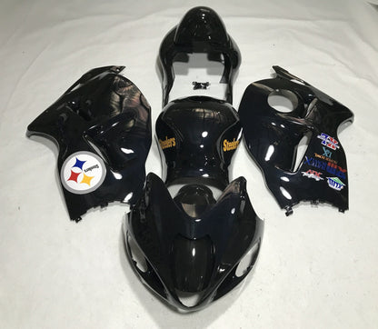 Suzuki GSXR1300 Hayabusa (1999-2007) Black Steelers Fairings