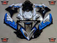BMW S1000RR (2017-2018) Black, Blue and White Alpha Fairings