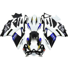 Black, White, Blue and Yellow VIRU Fairing Kit for a 2008, 2009 & 2010 Suzuki GSX-R750 motorcycle