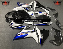 Suzuki GSXR750 (2011-2023) Black, White & Blue Yoshimura Fairings