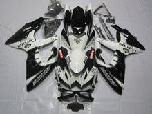 Black and White Corona Fairing Kit for a 2008, 2009 & 2010 Suzuki GSX-R750 motorcycle