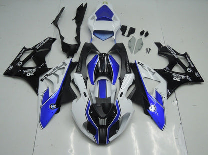 Blue, White and Black Fairing Kit for a 2015 and 2016 BMW S1000RR motorcycle
