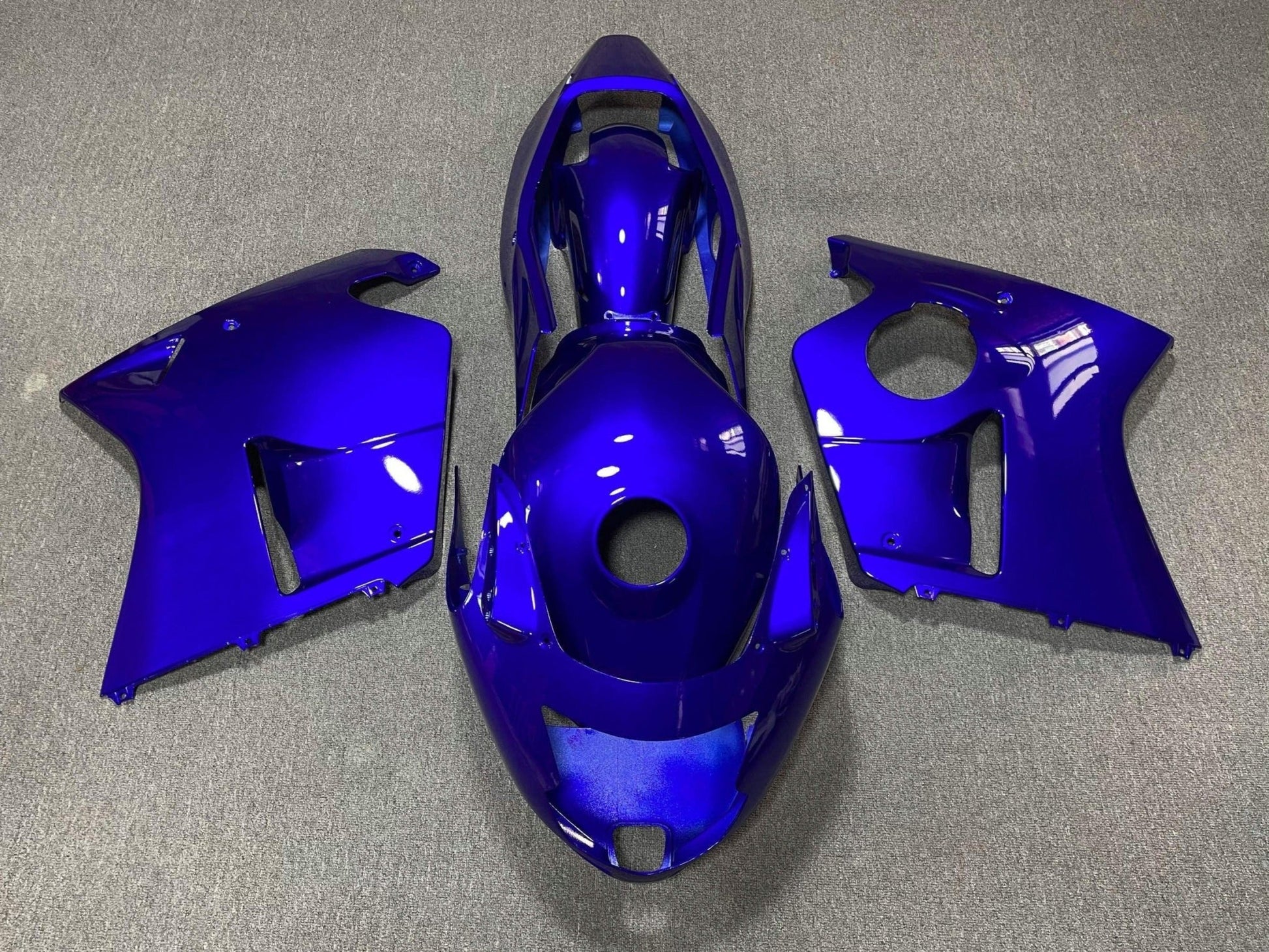 HONDA CBR1100XX Super Blackbird Fairings (1996-2007) Blue at KingsMotorcycleFairings.com