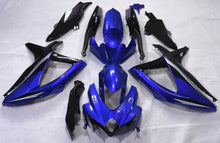 Blue, Black & Silver Fairing Kit for a 2008, 2009 & 2010 Suzuki GSX-R750 motorcycle