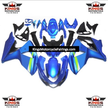Suzuki GSXR1000 (2009-2016) Blue, Green & White Fairings