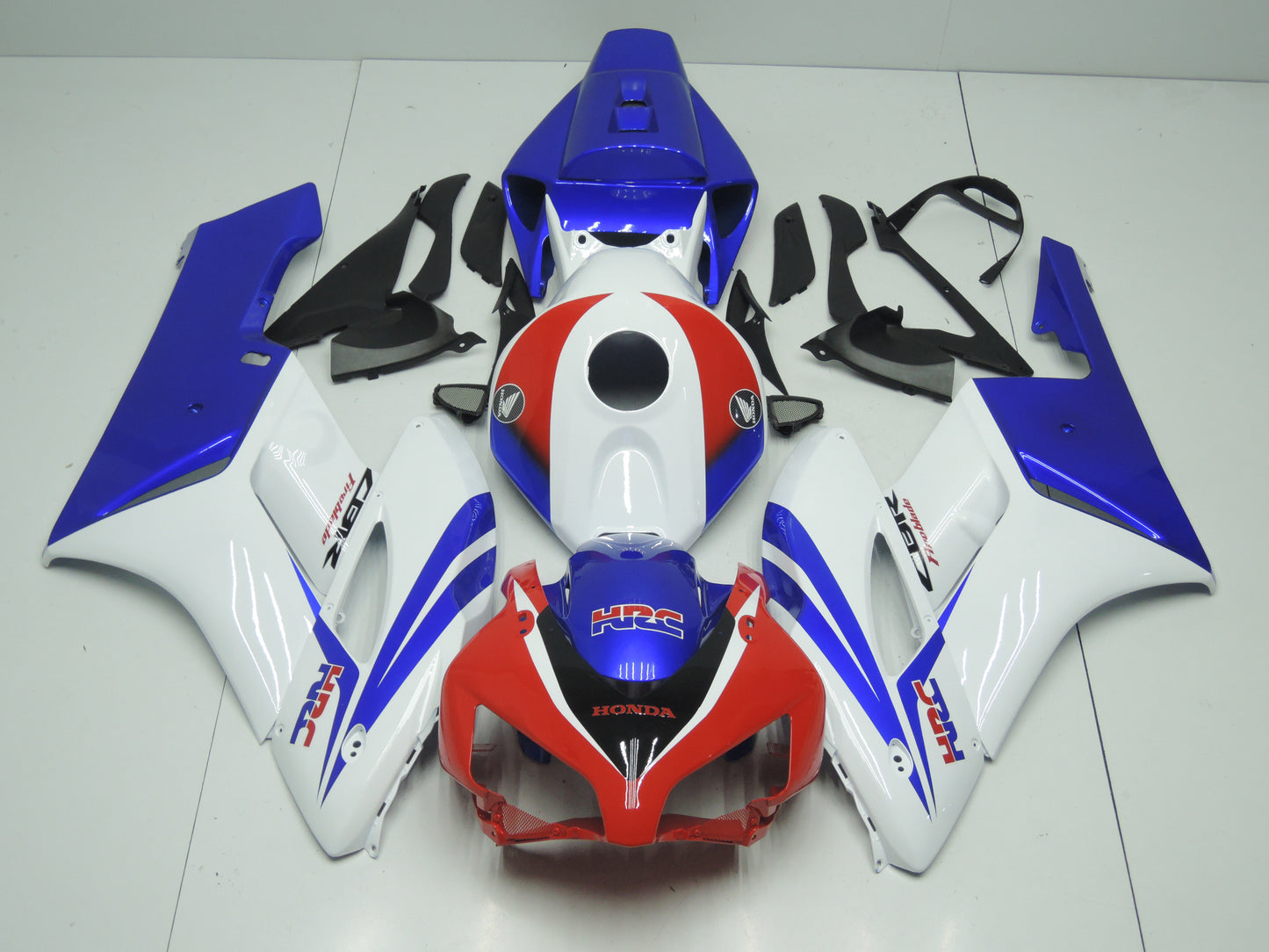 Honda CBR1000RR (2004-2005) Blue, White, Red & Black HRC Fairings
