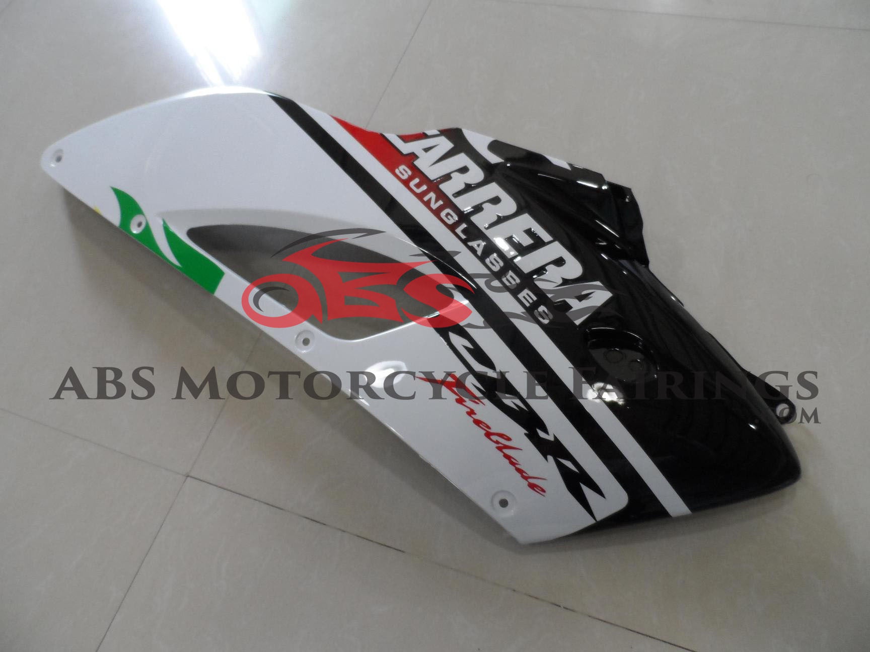 Black and White Lee Fairing Kit for a 2004 & 2005 Honda CBR1000RR motorcycle