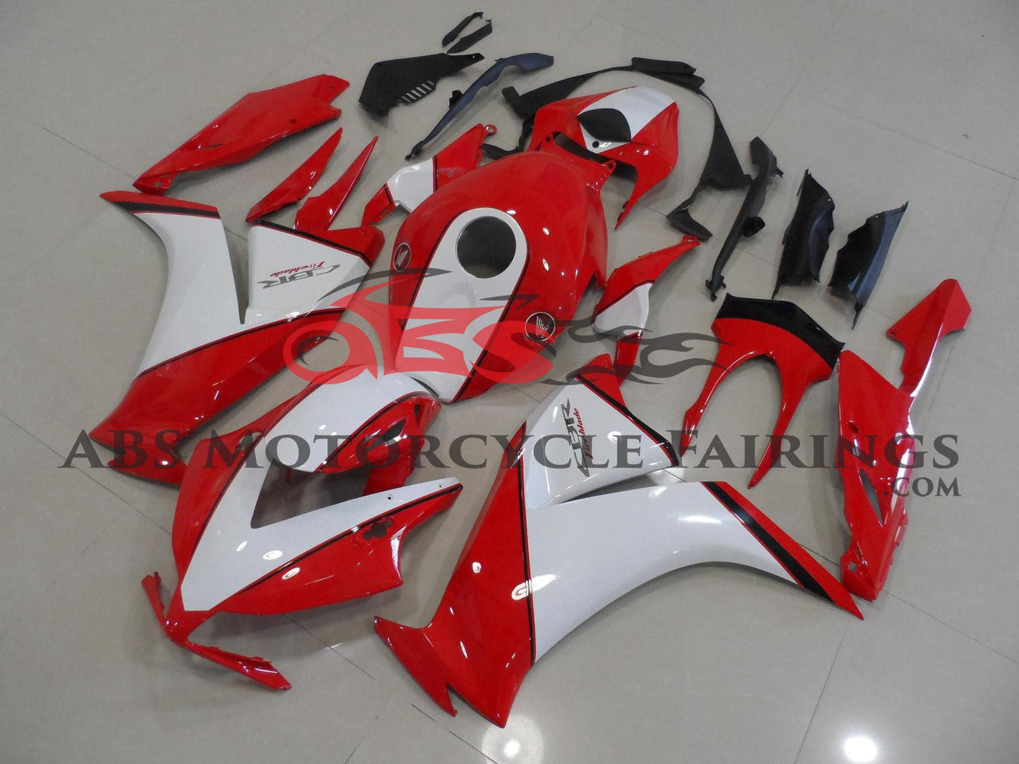 Honda CBR1000RR Fairings (2012-2016) Red, White at KingsMotorcycleFairings.com