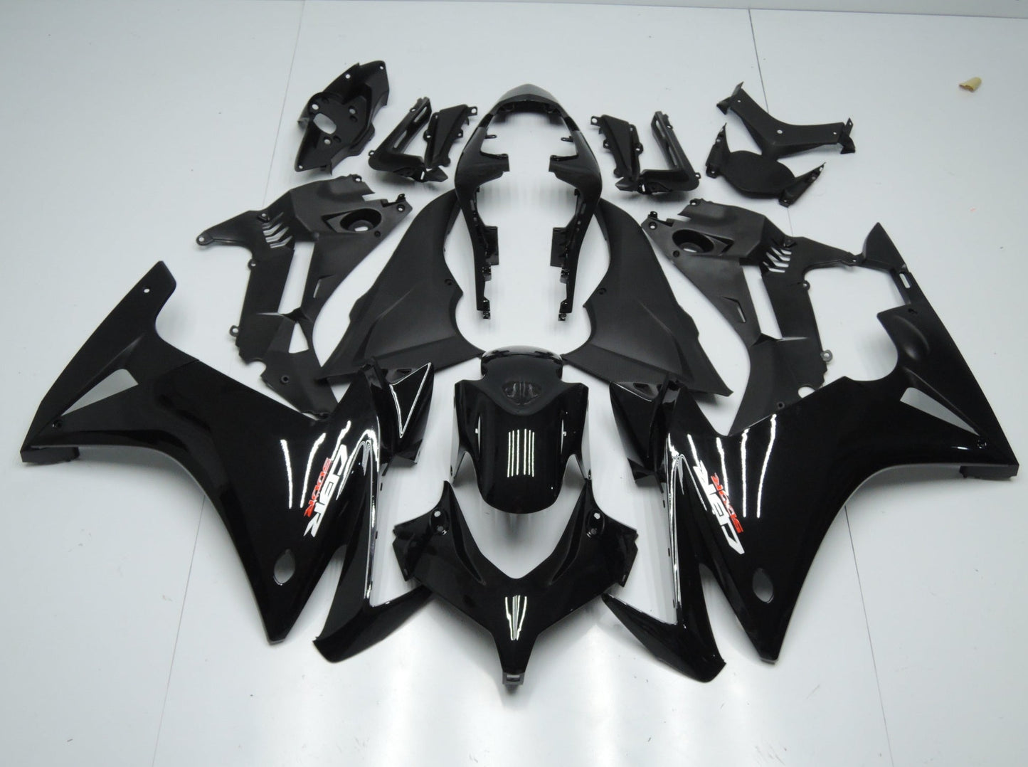 Black Fairing Kit for a 2013 Honda CBR500RR motorcycle