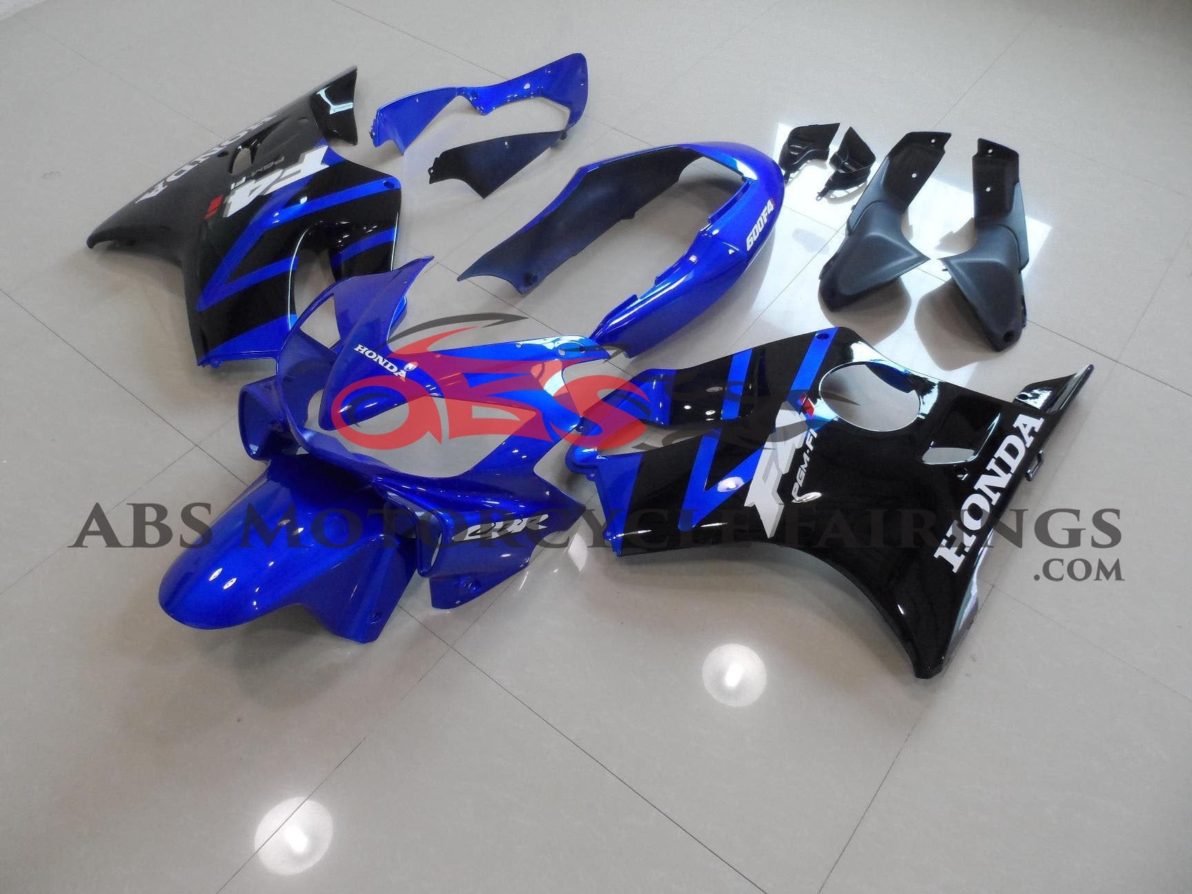 Honda CBR 600F4i (2004-2007) Blue & Black Fairings at KingsMotorcycleFairings.com