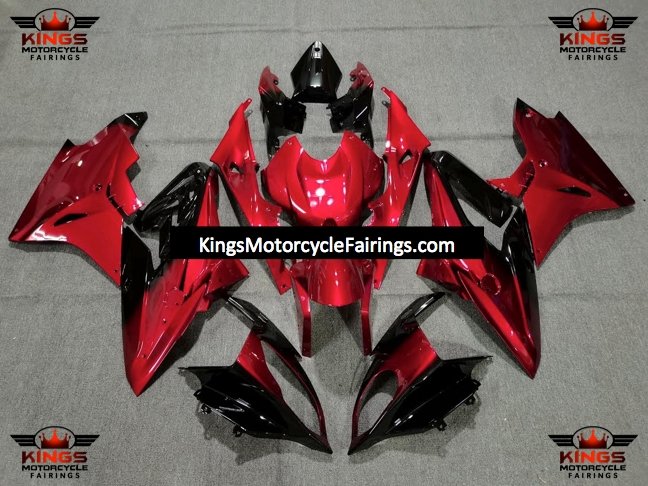 BMW S1000RR (2009-2014) Candy Red & Black Fairings