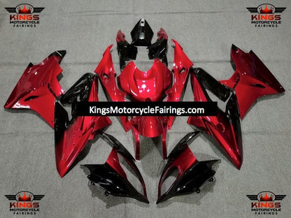 BMW S1000RR (2017-2018) Candy Red & Black Fairings