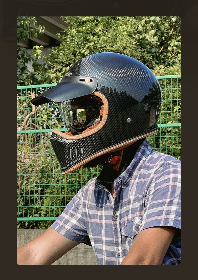 Carbon Fiber 3K Motorcycle Helmet at Kings Motorcycle Fairings.com