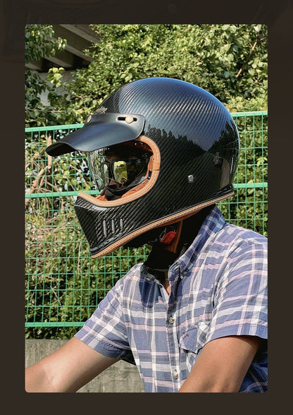 Carbon Fiber 3K Motorcycle Helmet at Kings Motorcycle Fairings.com