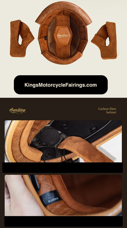 Carbon Fiber Motorcycle Helmet at Kings Motorcycle Fairings.com