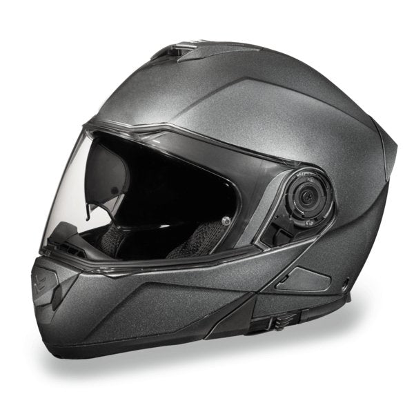 KINGS METALLIC GRAY GLIDE MOTORCYCLE HELMET - MG1GM