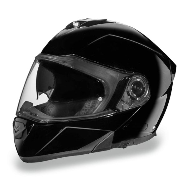 KINGS GLOSS BLACK GLIDE MOTORCYCLE HELMET - MG1A