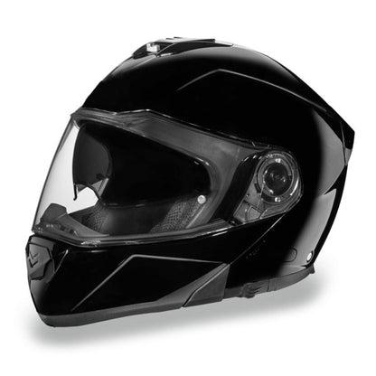 KINGS GLOSS BLACK GLIDE MOTORCYCLE HELMET - MG1A