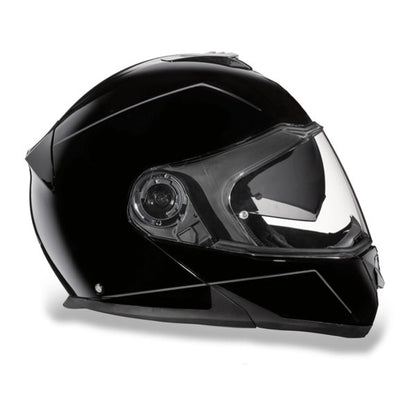 KINGS GLOSS BLACK GLIDE MOTORCYCLE HELMET - MG1A