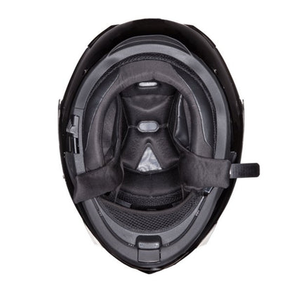 KINGS GLOSS BLACK GLIDE MOTORCYCLE HELMET - MG1A