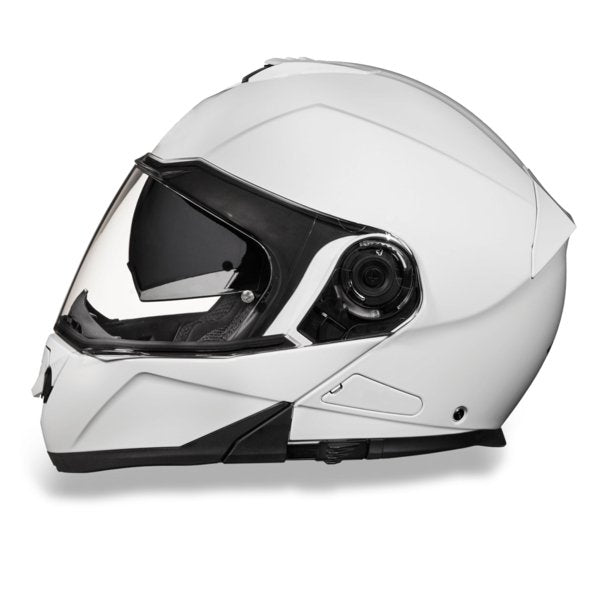 KINGS GLOSS WHITE GLIDE MOTORCYCLE HELMET - MG1C