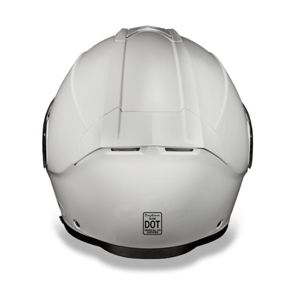 KINGS GLOSS WHITE GLIDE MOTORCYCLE HELMET - MG1C