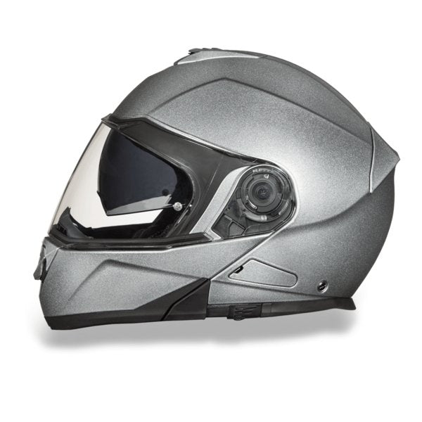 KINGS SILVER DAYTONA GLIDE MOTORCYCLE HELMET - MG1SM