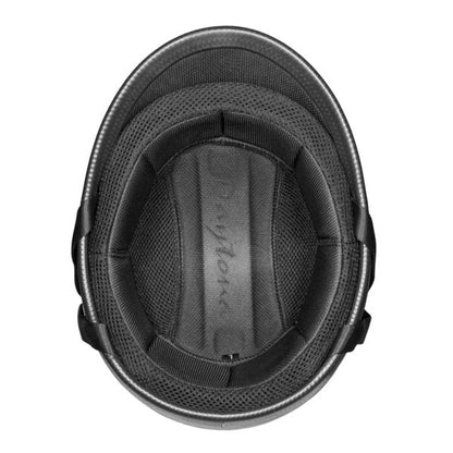 Kings Gloss Black Hawk Polo Motorcycle Helmet 