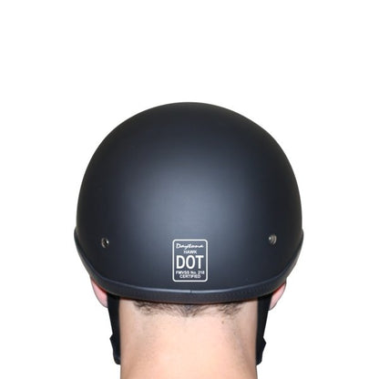 Kings Gloss Black Hawk Polo Motorcycle Helmet 