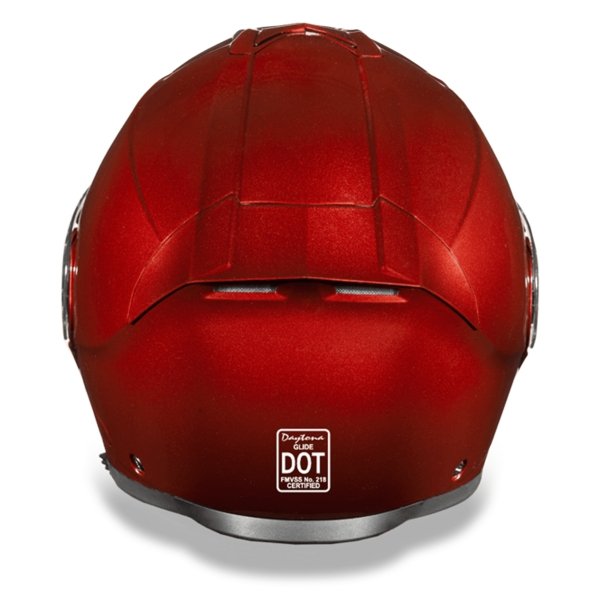 KINGS DARK RED DAYTONA GLIDE MOTORCYCLE HELMET - MG1BC