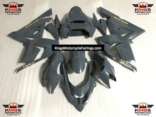 Fairing kit for a Kawasaki ZX10R (2004-2005) Dark Nardo Gray & Yellow