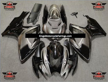 Dark Silver and Black Fairing Kit for a 2006 & 2007 Suzuki GSX-R750 motorcycle