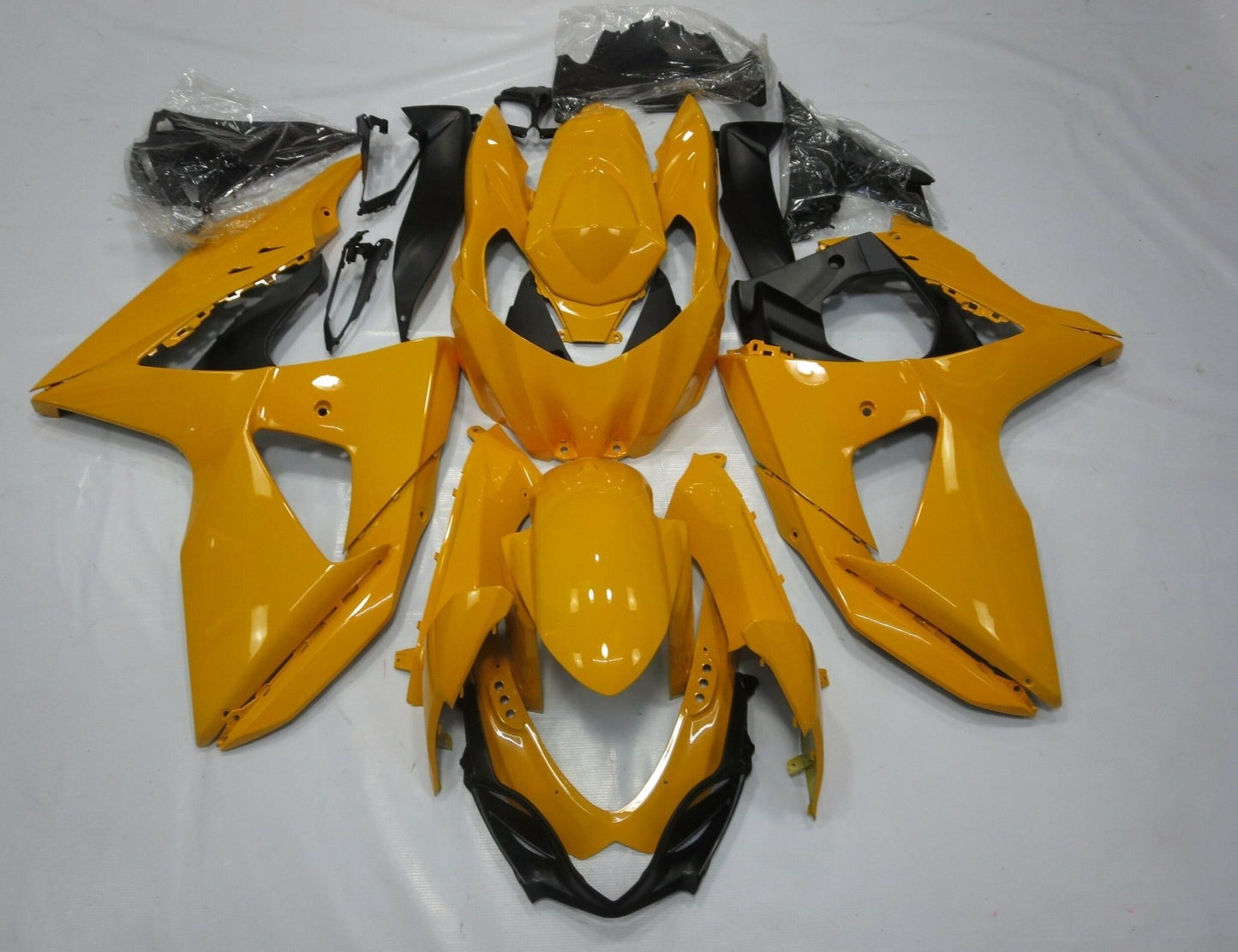 Dark Yellow Fairing Kit for a 2009, 2010, 2011, 2012, 2013, 2014, 2015 & 2016 Suzuki GSX-R1000 motorcycle