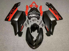 Matte Black and Red Fairing Kit for a 2005 & 2006 Ducati 749 motorcycle