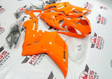 Ducati 1098 Fairings (2007-2012) Orange, Black from KingsMotorcycleFairings.com