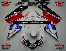 Ducati 1098 Fairing Parts (2007-2012) White, Red, Blue, Black Corse Star #69 at KingsMotorcycleFairings.com
