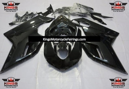 Ducati 848 Fairings (2007-2014) All Black at KingsMotorcycleFairings.com