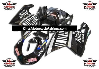 Ducati 848 Fairings (2007-2014) Black, White, Silver Alice from KingsMotorcycleFairings.com