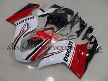 Ducati 848 Fairings (2007-2014) White, Red, Black Tricolor from KingsMotorcycleFairings.com