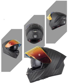 Forged Carbon Fiber 9k RHKC 360 Motorcycle Helmet at KingsMotorcycleFairings.com