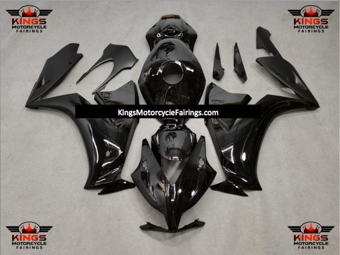 All Black Fairing Kit for a 2012, 2013, 2014, 2015 & 2016 Honda CBR1000RR motorcycle.