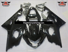 Black Fairing Kit for a 2004 & 2005 Suzuki GSX-R600 motorcycle