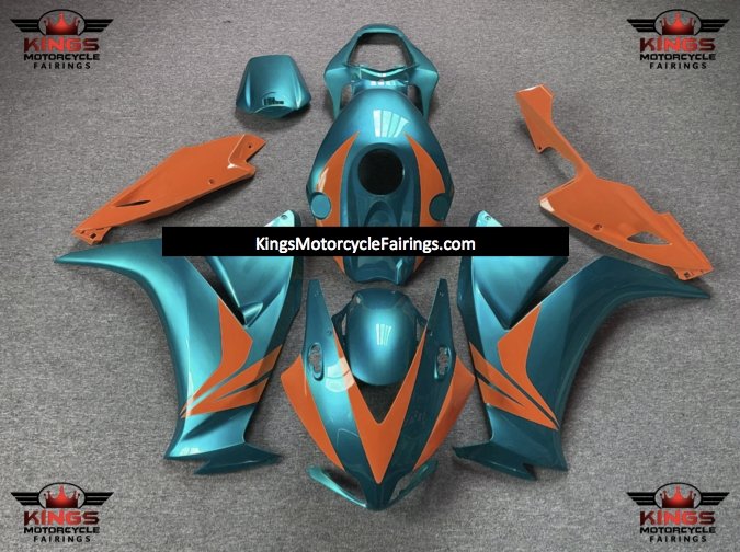 Honda CBR1000RR (2012-2016) Green Teal & Orange Fairings