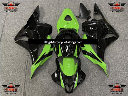 Green, Black and Silver Fairing Kit for a 2009, 2010, 2011 & 2012 Honda CBR600RR motorcycle