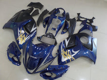 Navy Blue, Matte Black, Gold and Silver Fairing Kit for a 2008, 2009, 2010, 2011, 2012, 2013, 2014, 2015, 2016, 2017, 2018 & 2019 Suzuki GSX-R1300 Hayabusa motorcycle