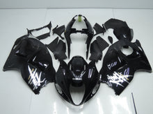 Black, Chrome and Yellow Fairing Kit for a 1999, 2000, 2001, 2002, 2003, 2004, 2005, 2006, & 2007 Suzuki GSX-R1300 Hayabusa motorcycle