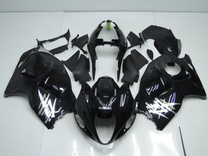 Black, Chrome and Yellow Fairing Kit for a 1999, 2000, 2001, 2002, 2003, 2004, 2005, 2006, & 2007 Suzuki GSX-R1300 Hayabusa motorcycle