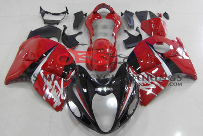 Suzuki GSXR1300 Hayabusa (1999-2007) Red, Black & Silver Fairings