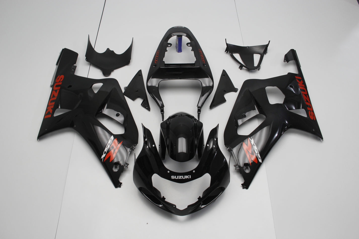 Suzuki GSXR750 (2000-2003) Matte Black & Red Fairings Rich text editor